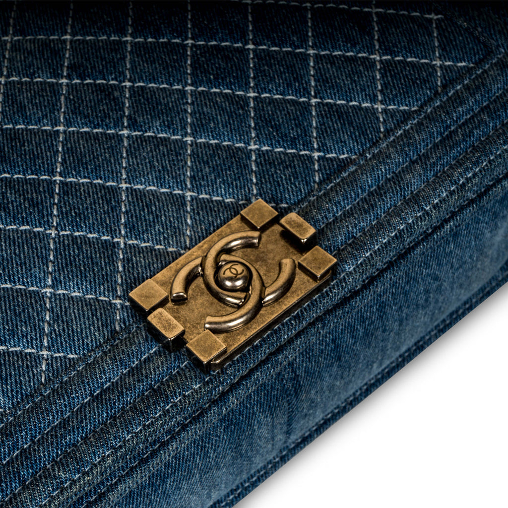 Chanel Boy Bag - Large - Denim