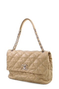 Love Me Tender Medium Flap Bag Beige