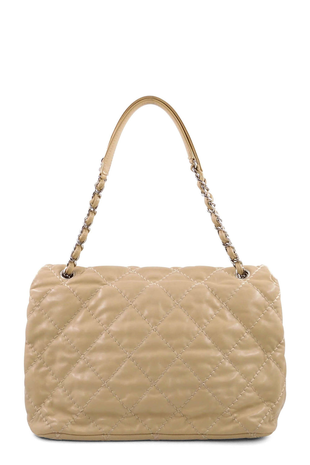 Love Me Tender Medium Flap Bag Beige