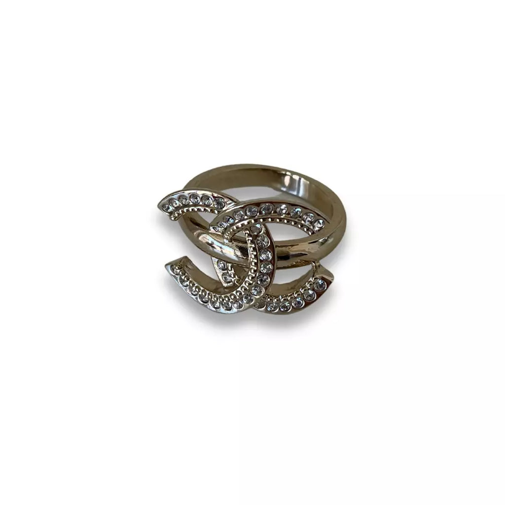 CHANEL STRASS CC RING