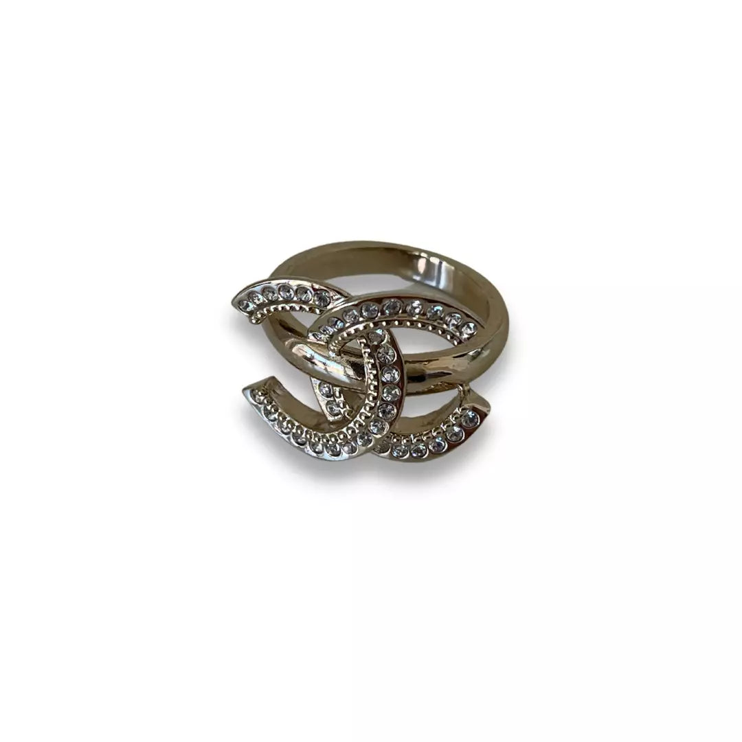 CHANEL STRASS CC RING