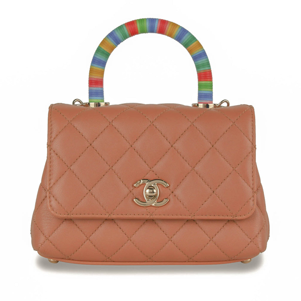 Chanel Mini Coco Rainbow Handle