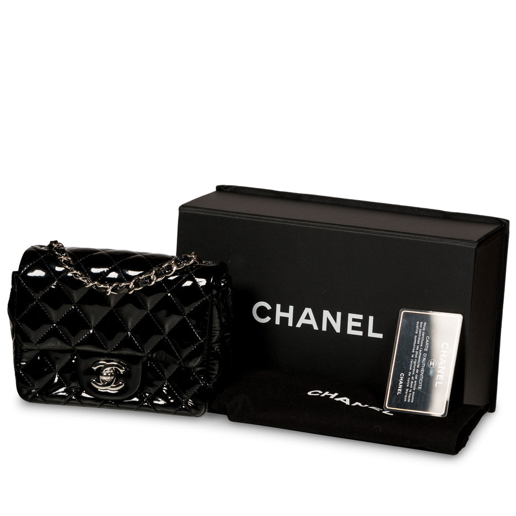 Chanel Classic Flap Bag - Mini Square - Patent