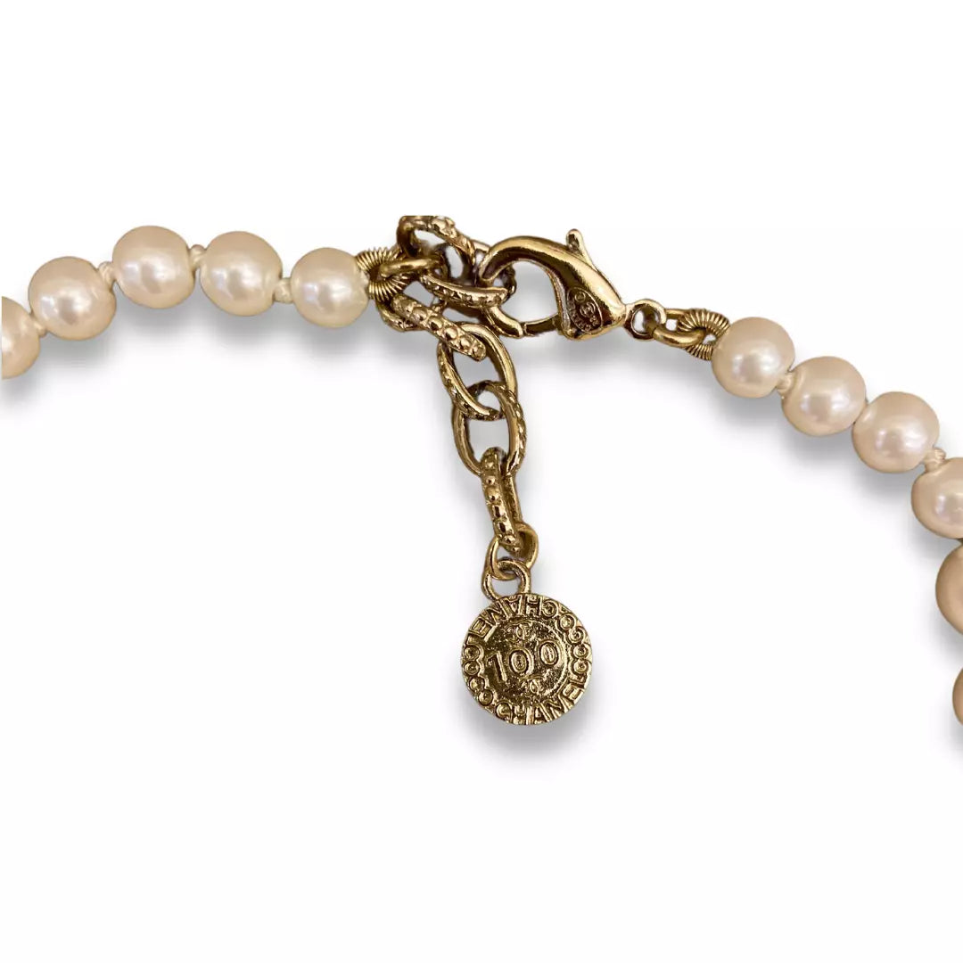 CHANEL PEARLS 100 ANNIVERSARY CC NECKLACE