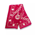 CHANEL PINK SILK SCARF