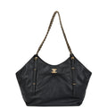 CHANEL QUILTED CALFSKIN LEATHER MAXI SHOPPING BAG