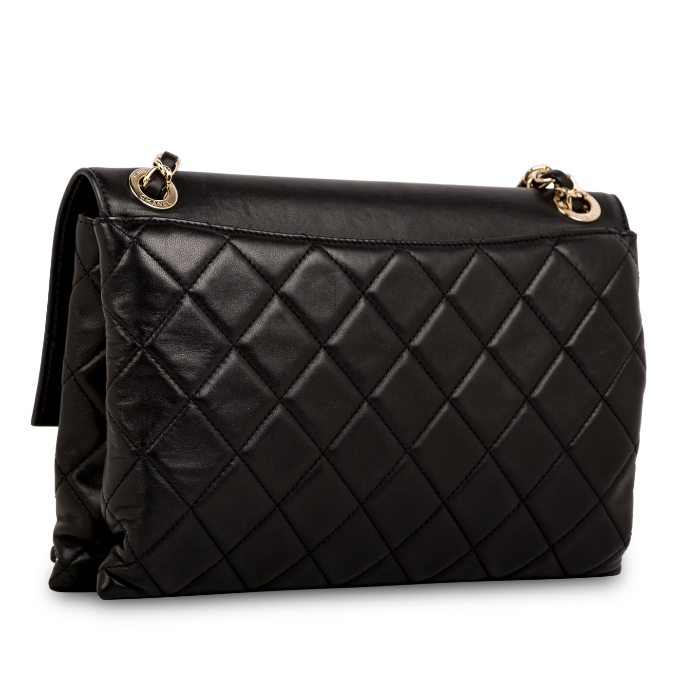 Chanel Retro Label Quilted Shoulder Bag