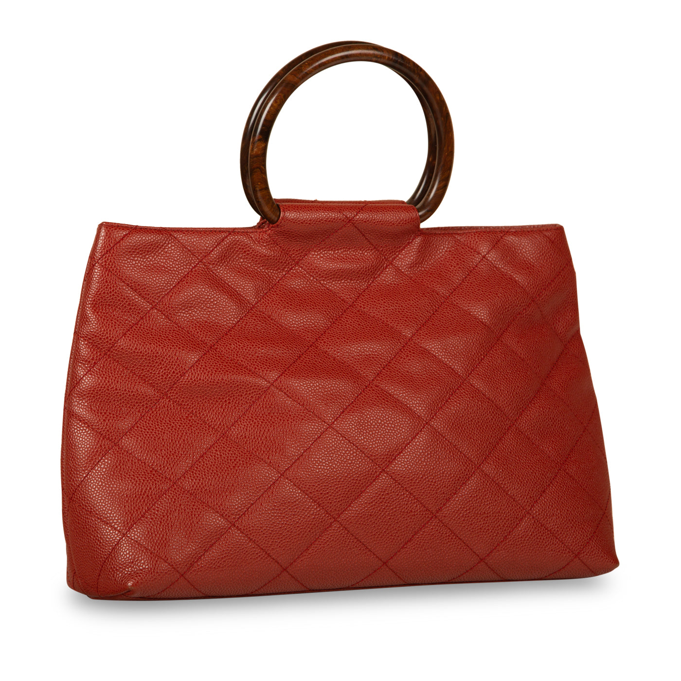 Chanel Vintage Tortoise Shell Top Handle