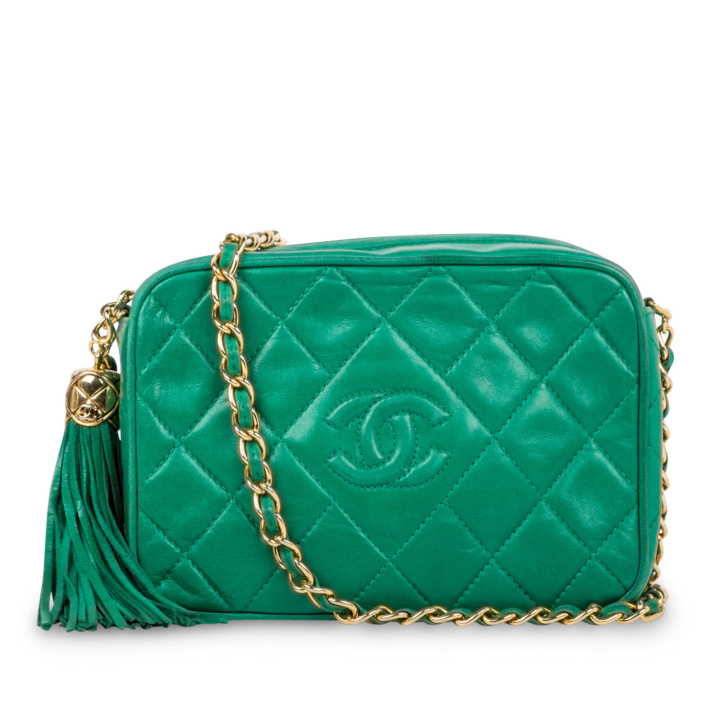 Vintage Lambskin Tassel Bag