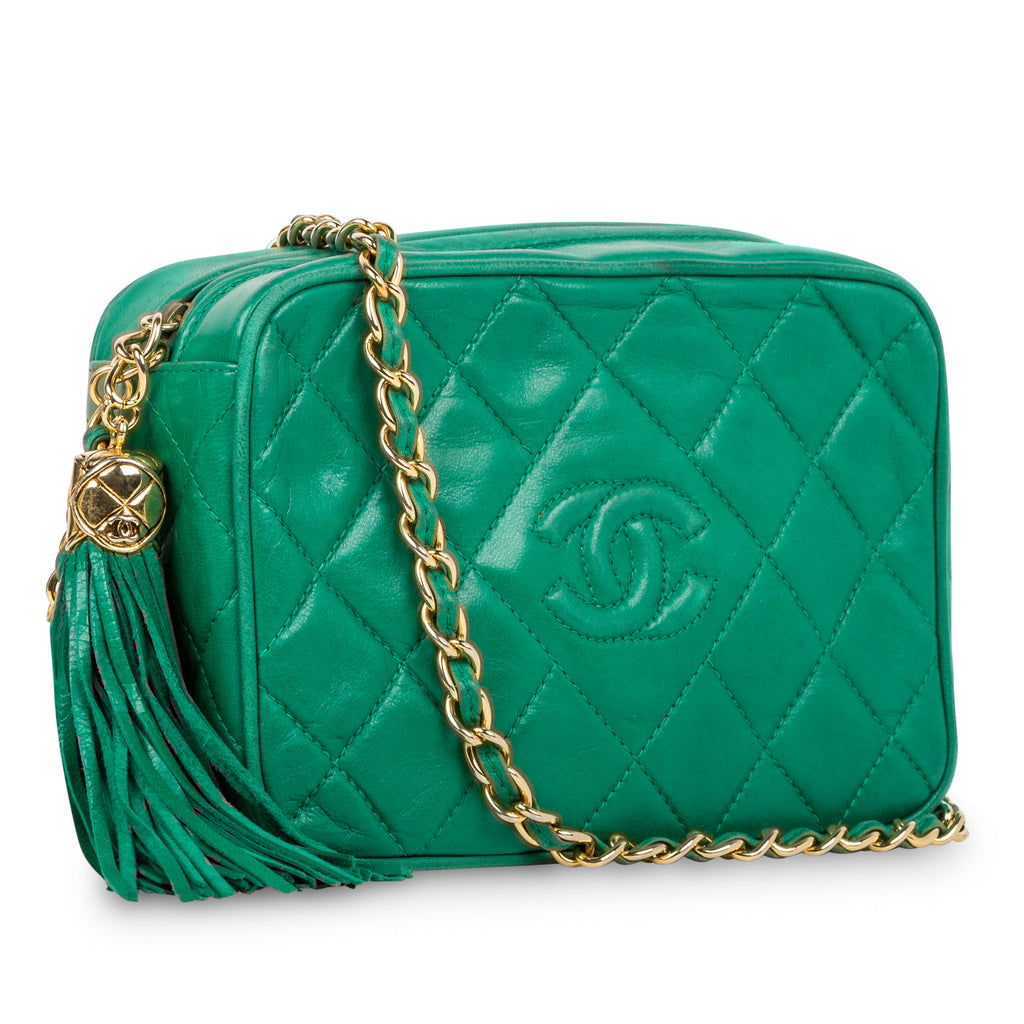 Vintage Lambskin Tassel Bag