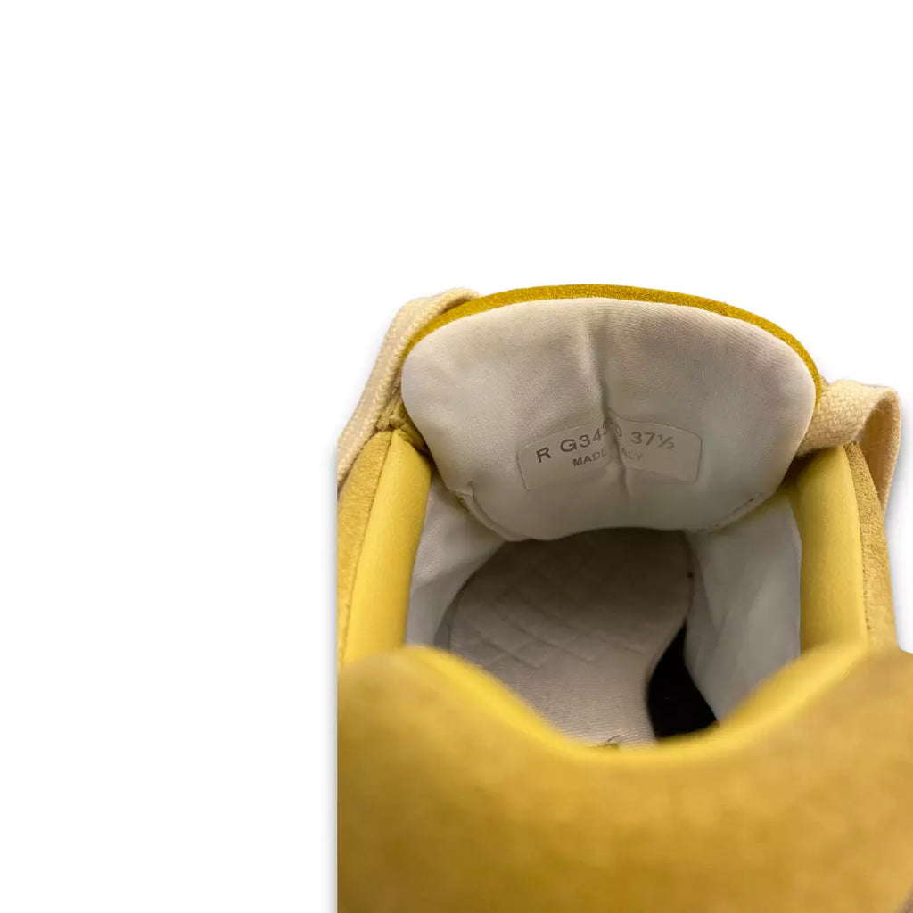 CHANEL YELLOW NEON CC SNEAKERS