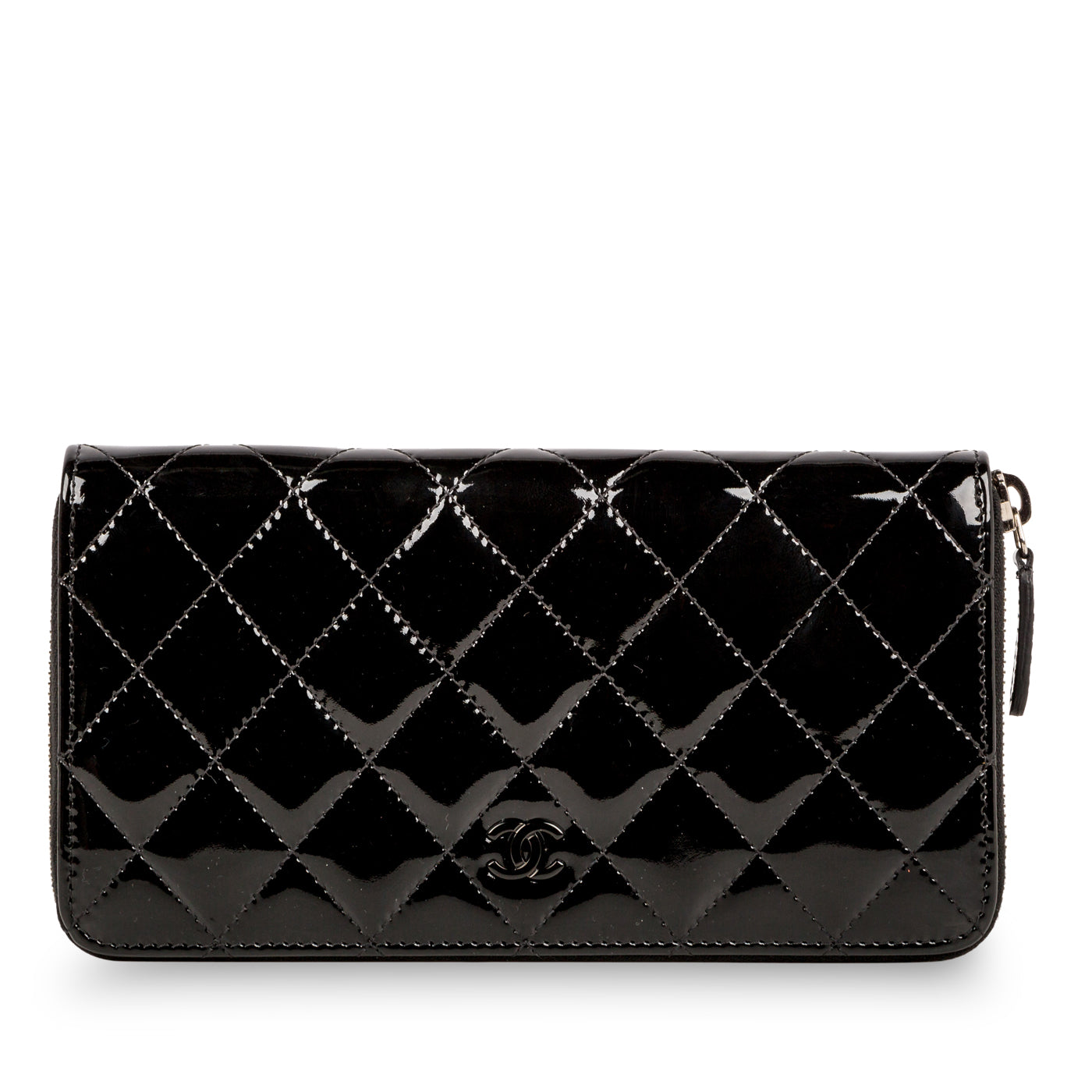 Chanel Zip Around Wallet - Patent