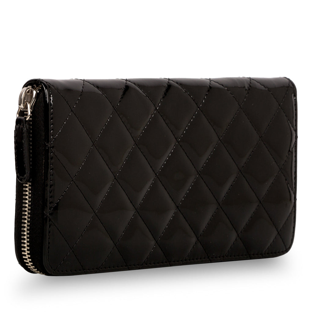 Chanel Zip Around Wallet - Patent
