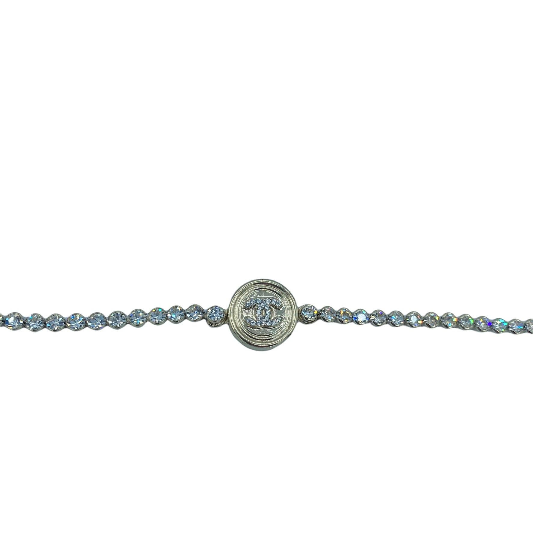 Chanel golden belt rhinestones