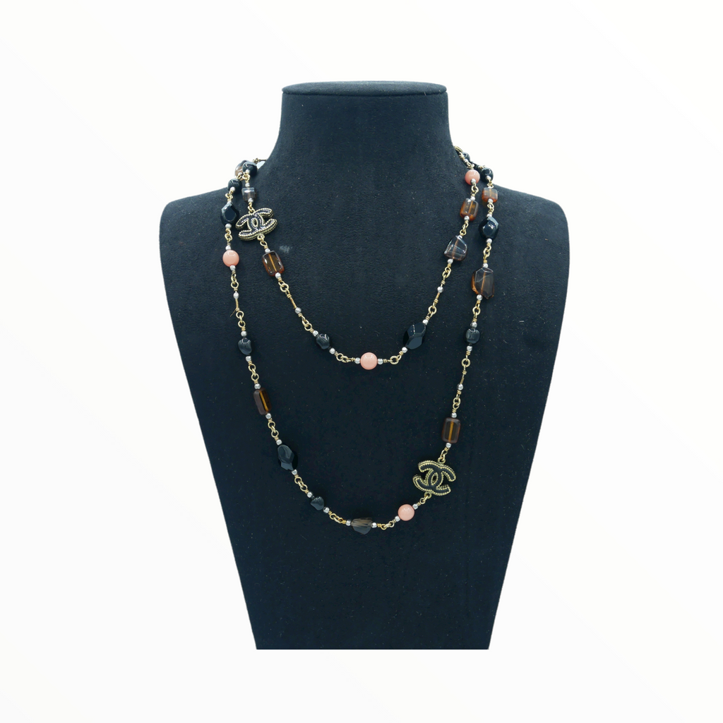 Chanel pearls long necklace