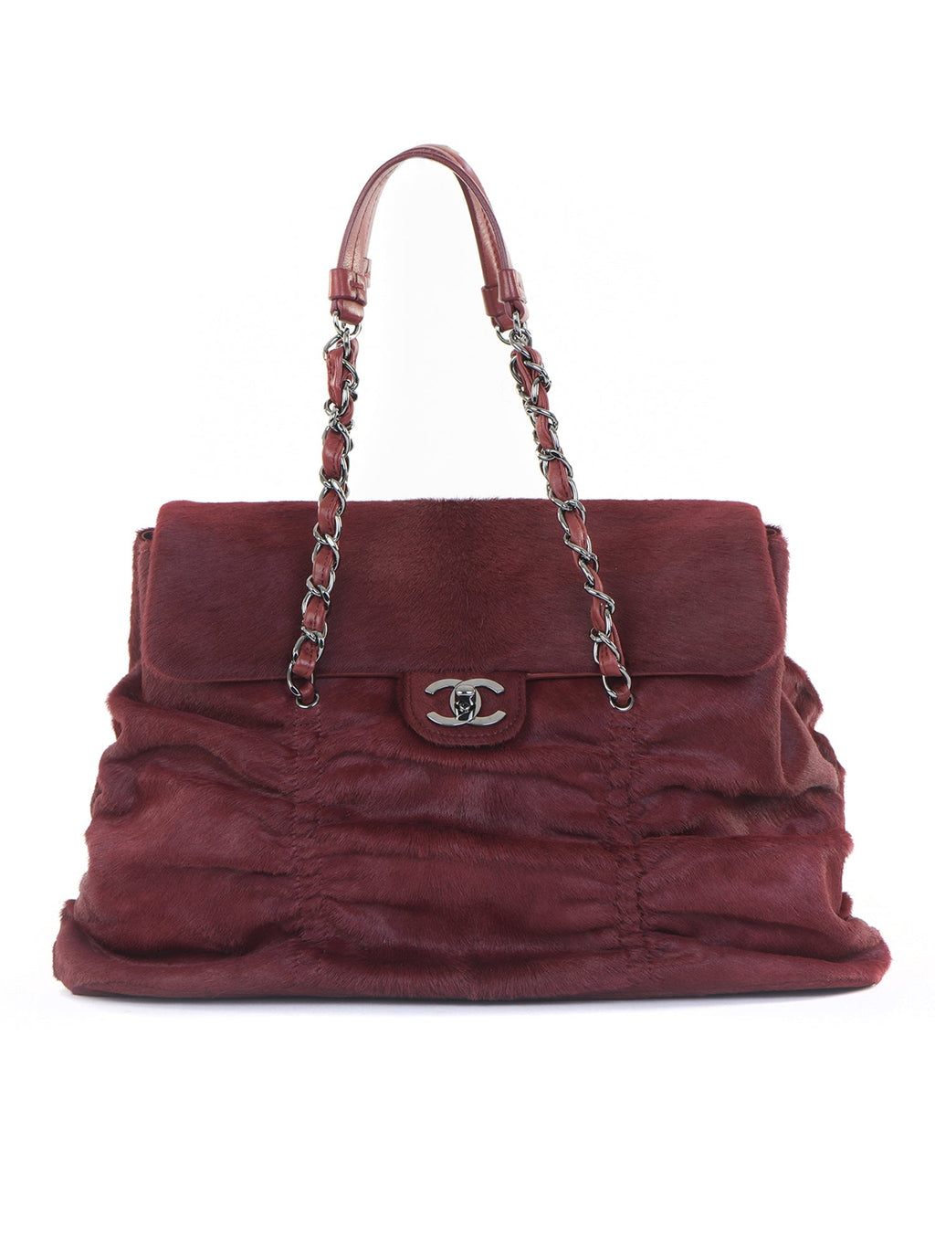 Medium Pony Hair Sharpei Flap Bag