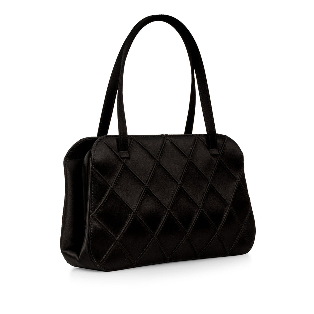 Chanel Vintage Satin Bowler Bag