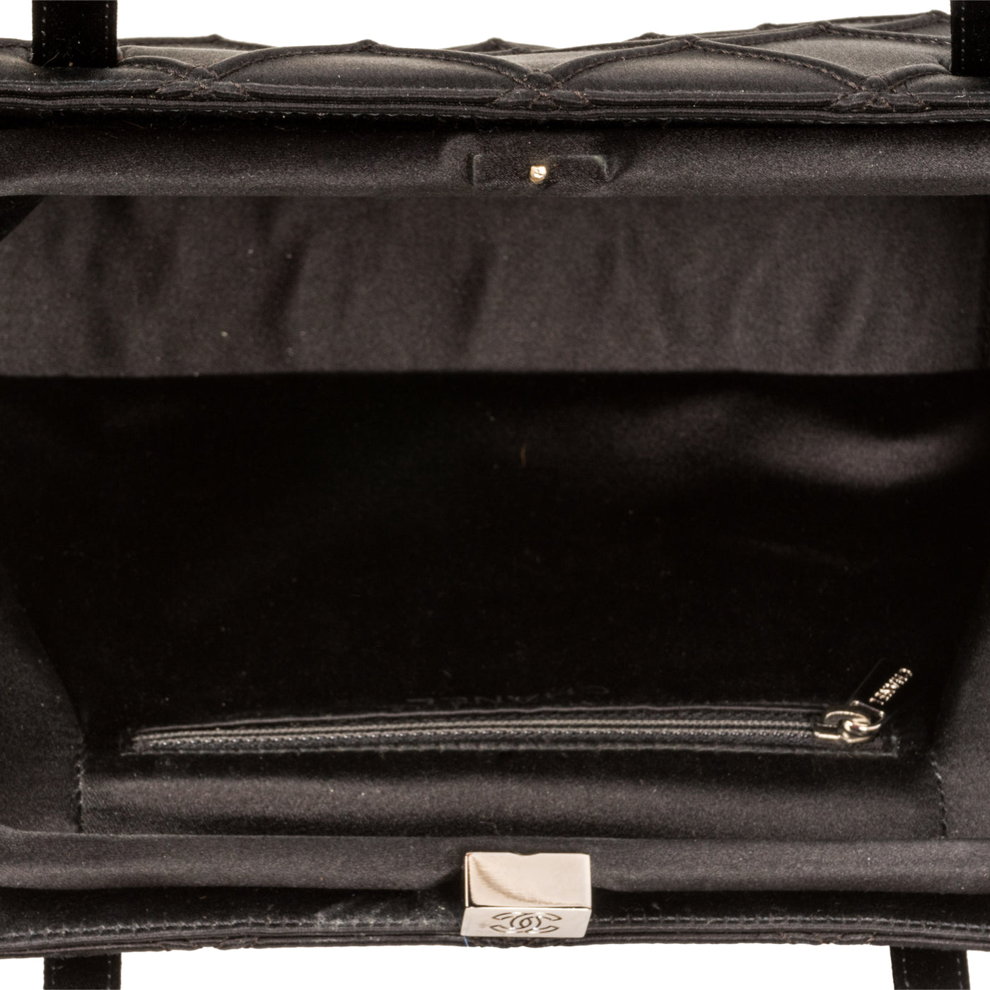 Chanel Vintage Satin Bowler Bag