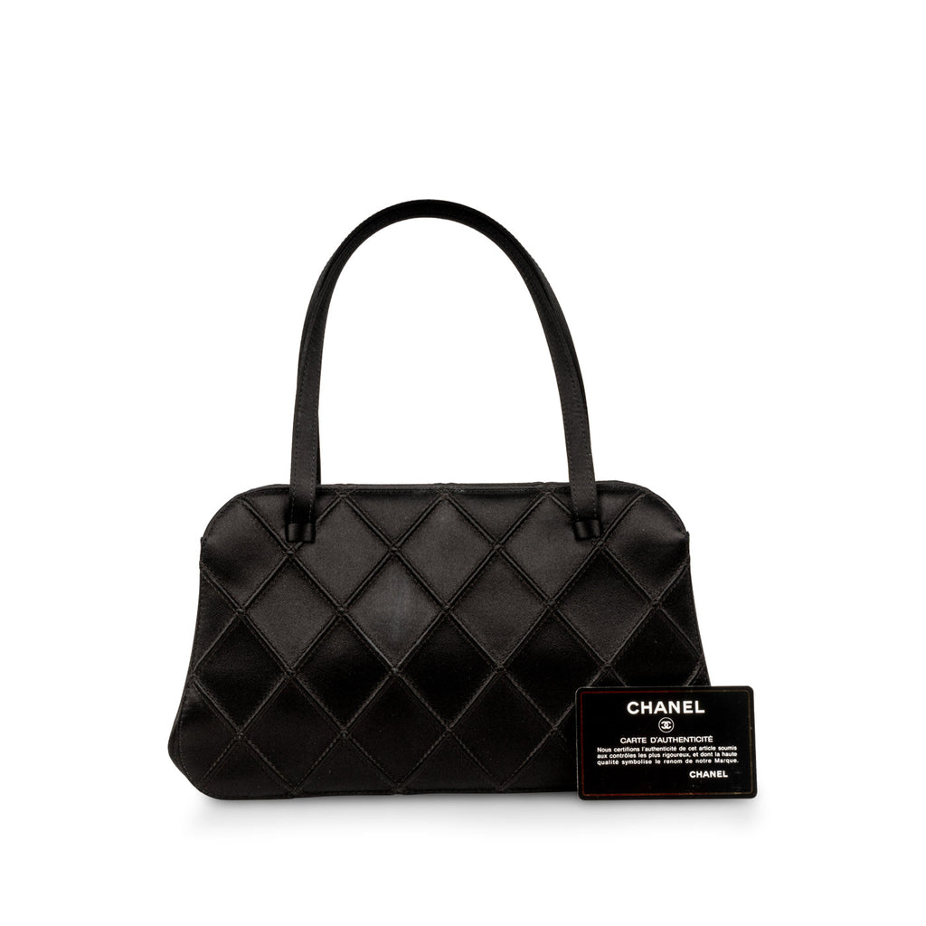 Chanel Vintage Satin Bowler Bag