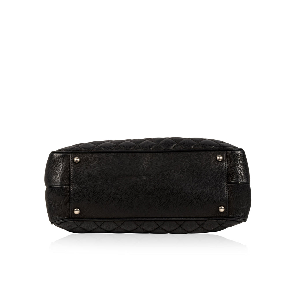 Chanel Chain Tote - Black - Caviar