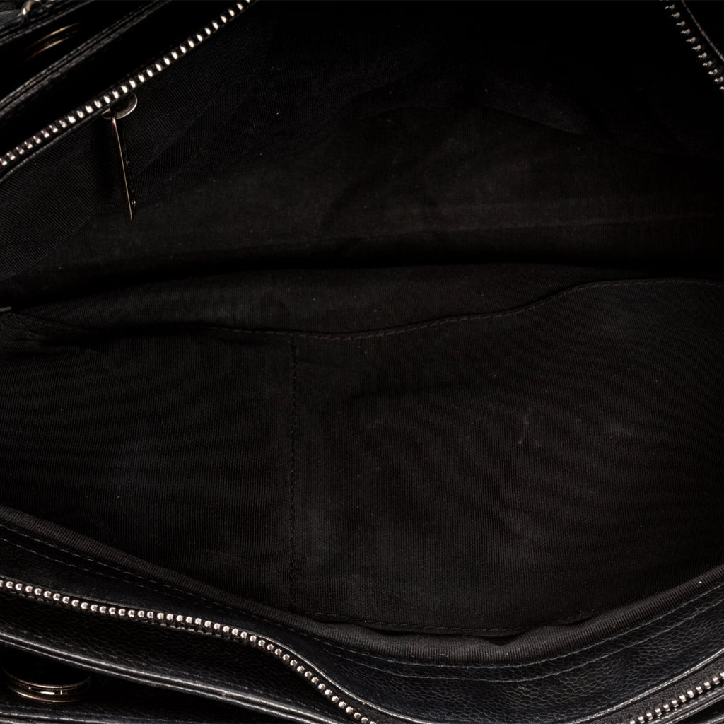 Chanel Chain Tote - Black - Caviar