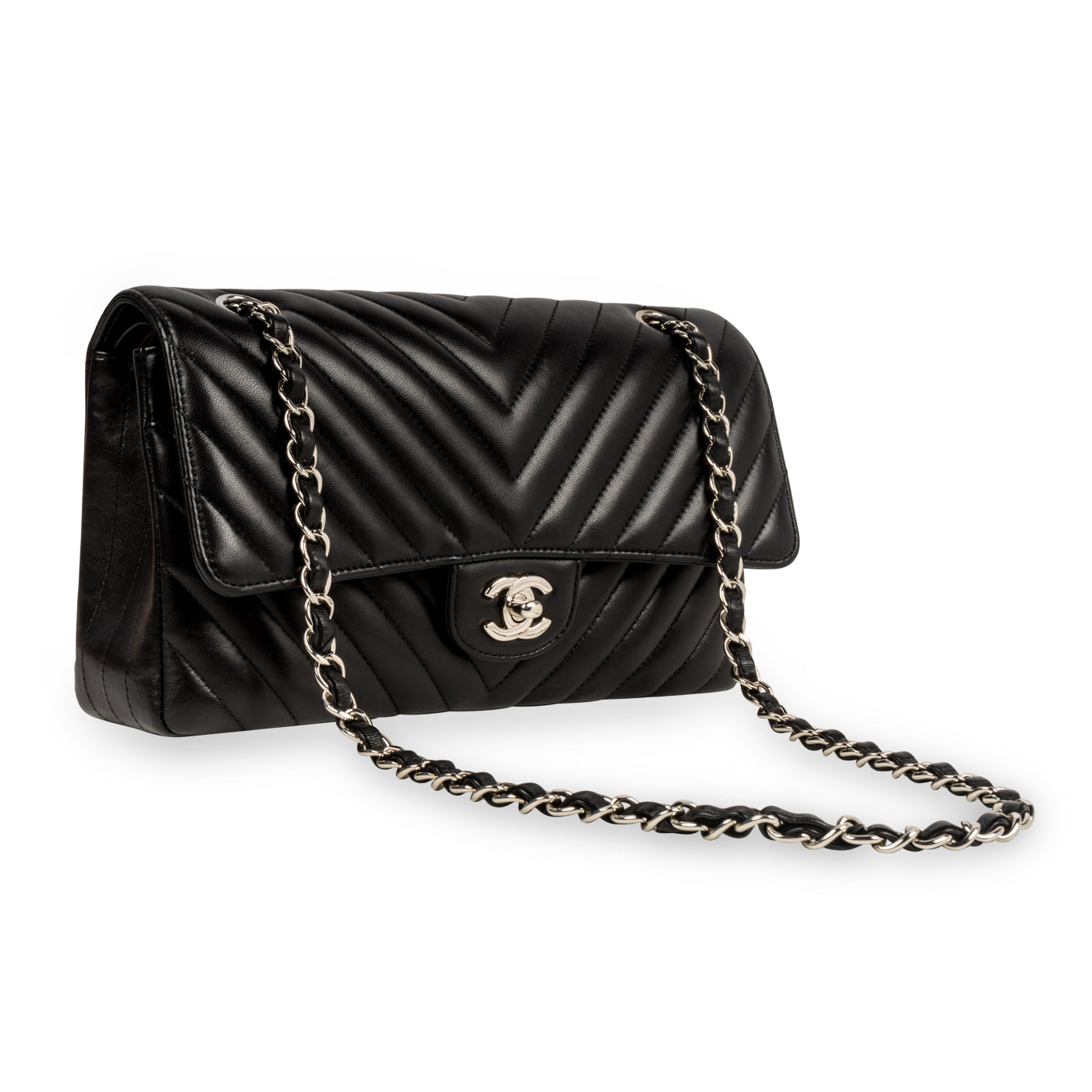 Classic Flap Bag - Medium - Chevron