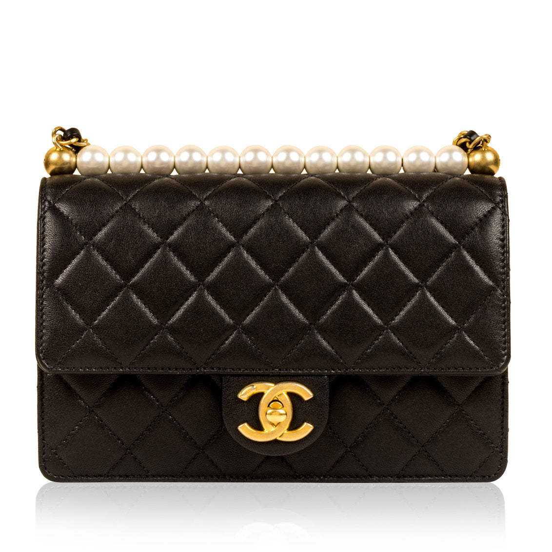 Pearl Flap Bag