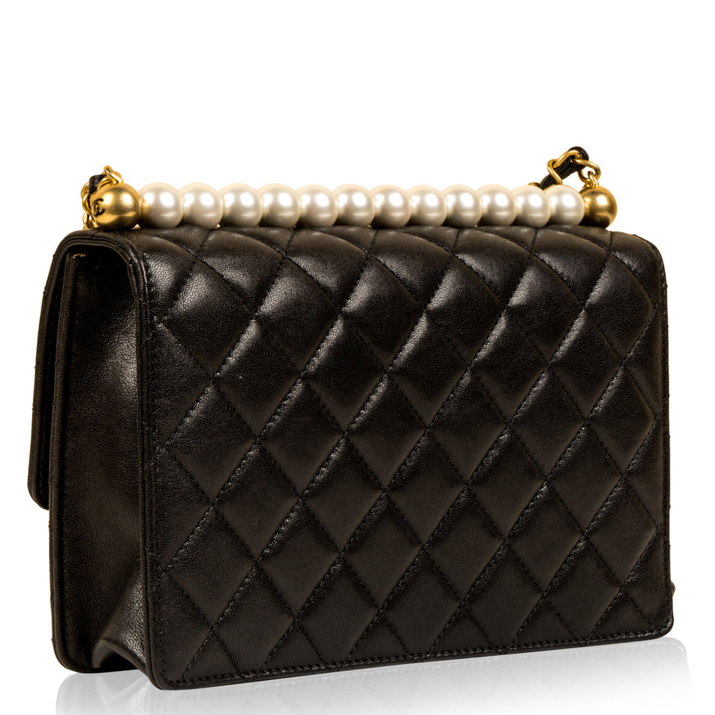 Pearl Flap Bag