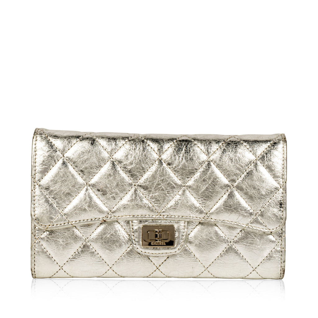 Re-Issue Wallet - Metallic Calfskin