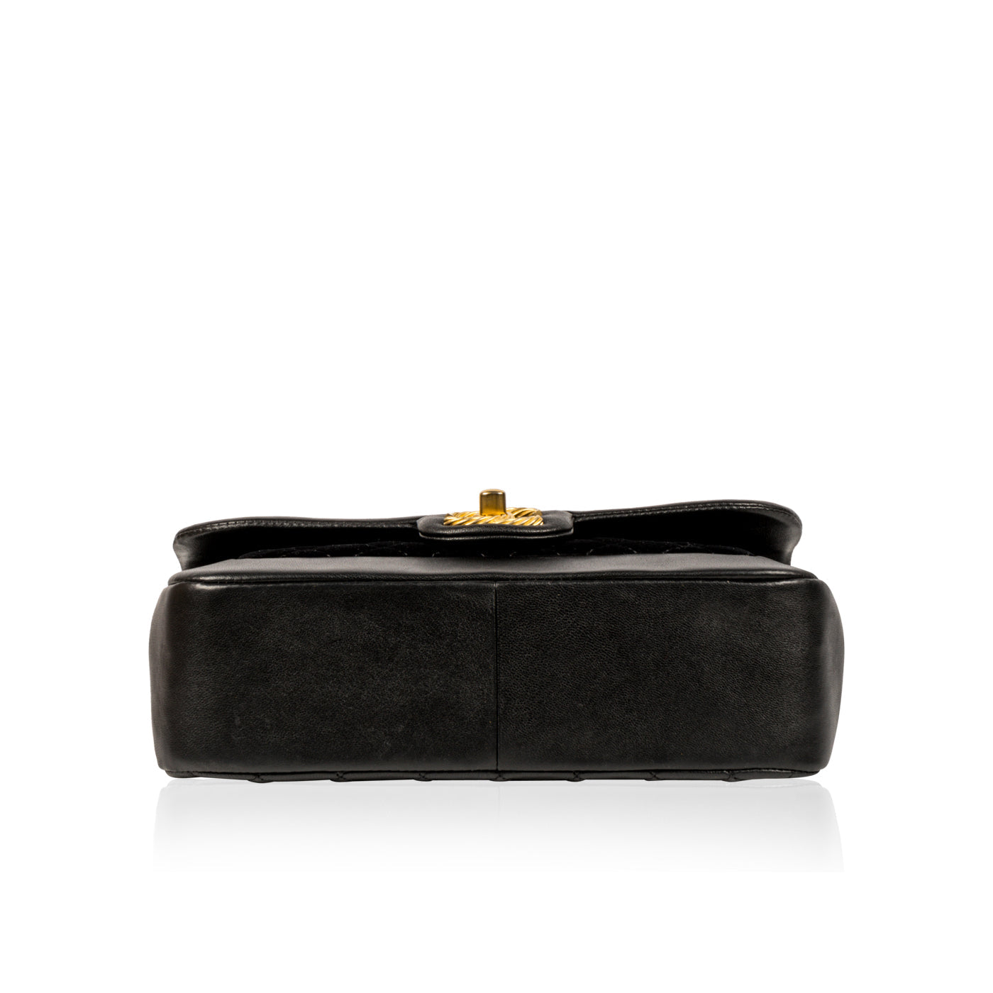 Velvet/Lambskin Flap Bag