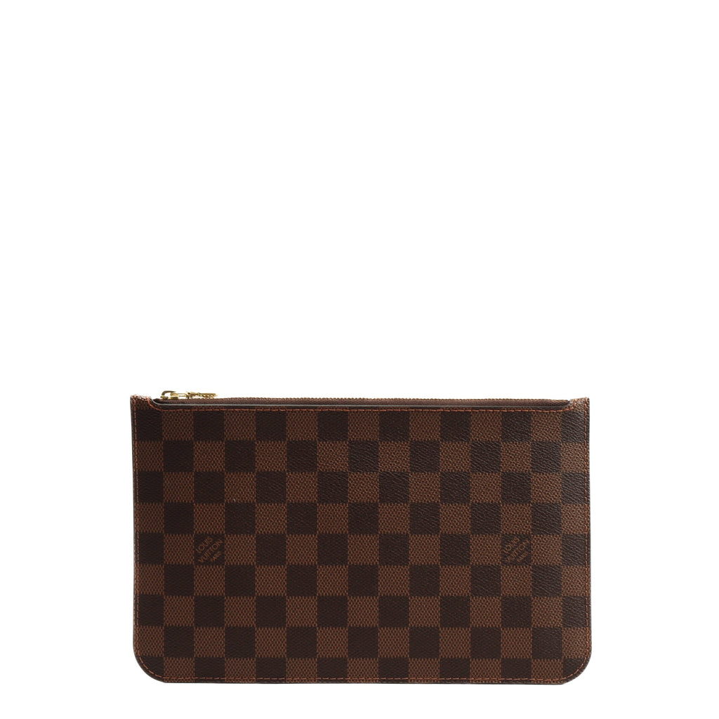 LOUIS VUITTON Neverfull Pouch Damier Ebene *No Strap