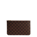 LOUIS VUITTON Neverfull Pouch Damier Ebene *No Strap