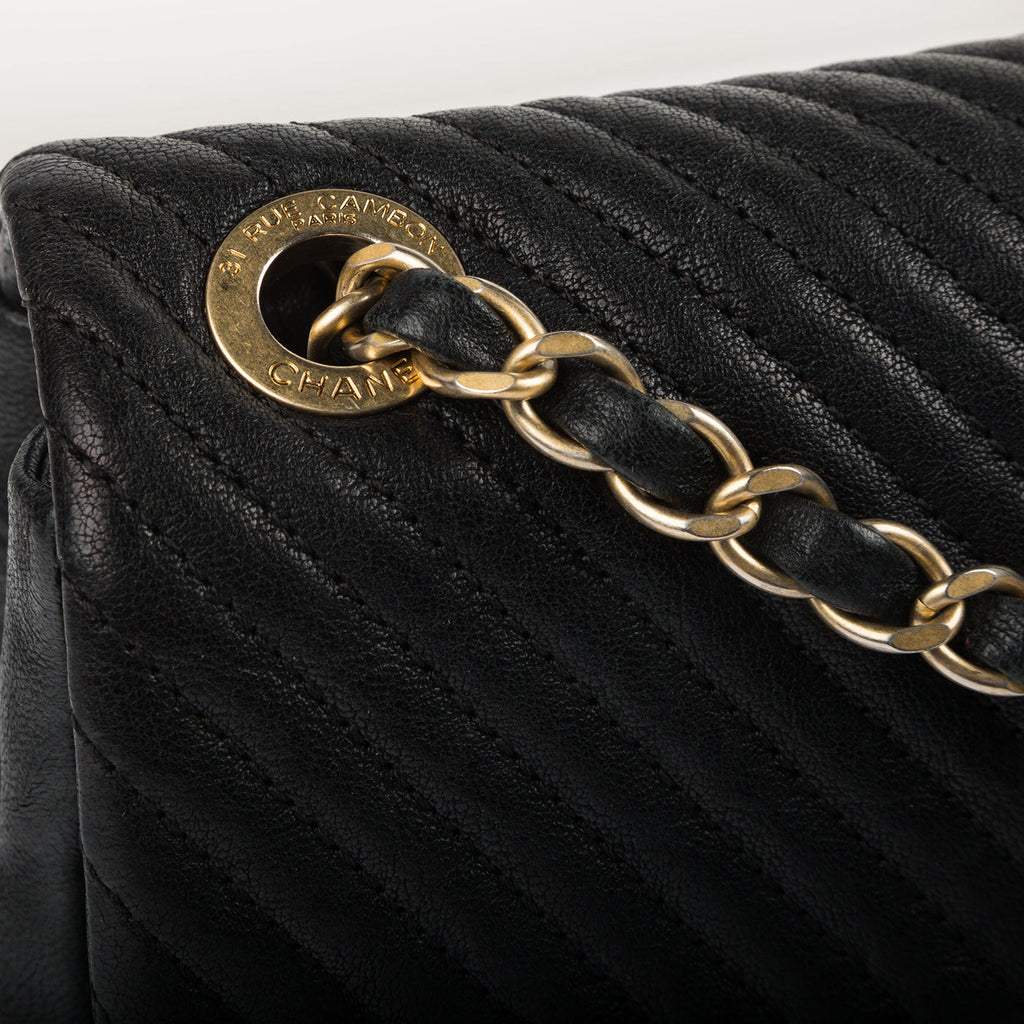 Chanel Chevron Flap Bag