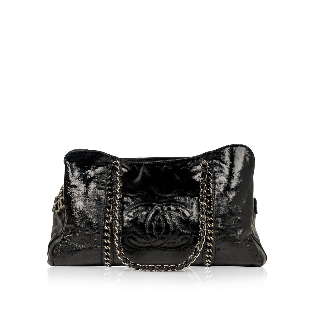 East West Patent Tote