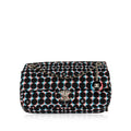 Chanel Polka-Dot Nylon Flap Bag