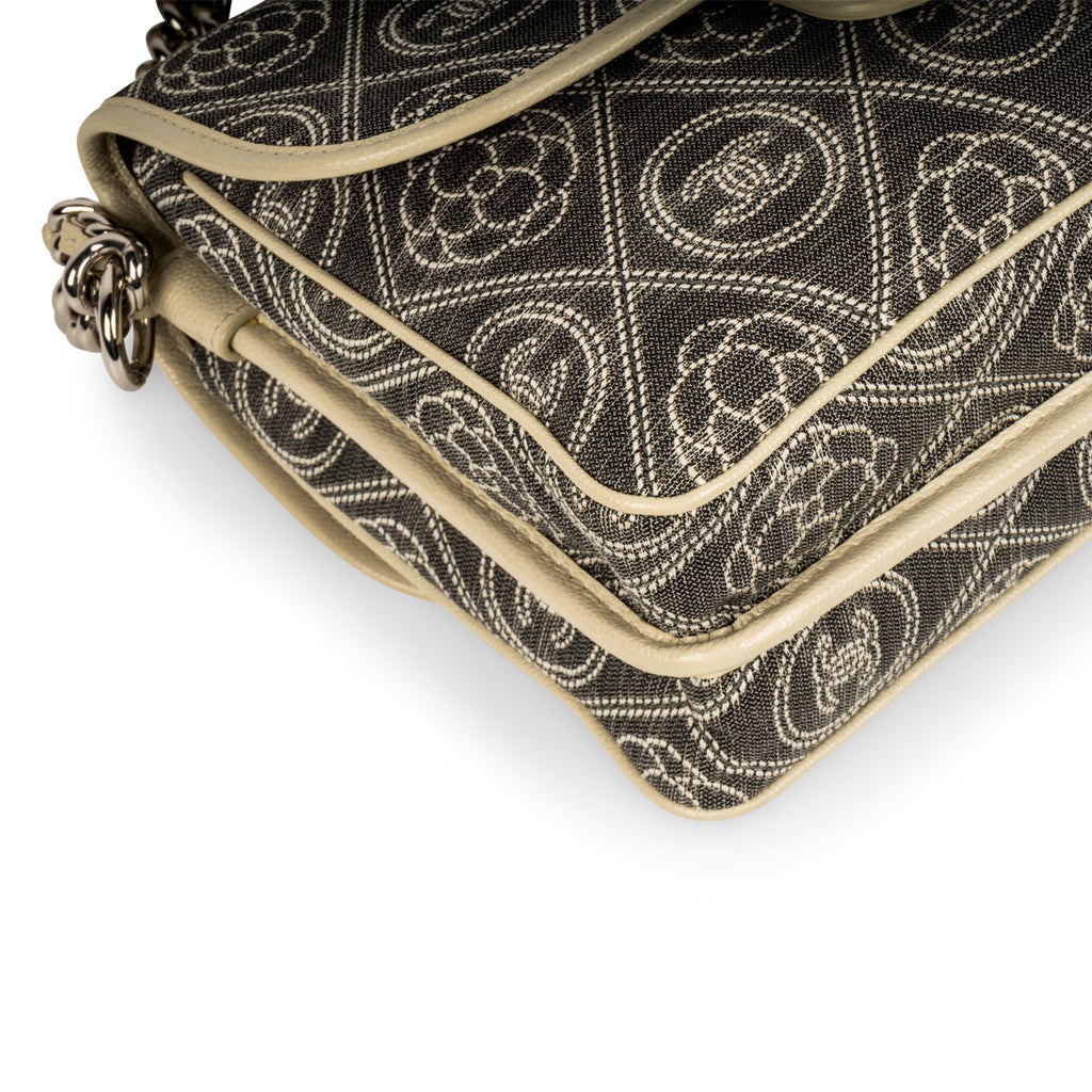 Camellia Fabric double-sided bag