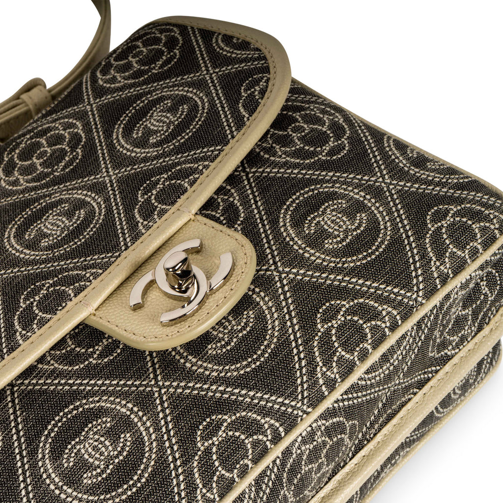 Camellia Fabric double-sided bag