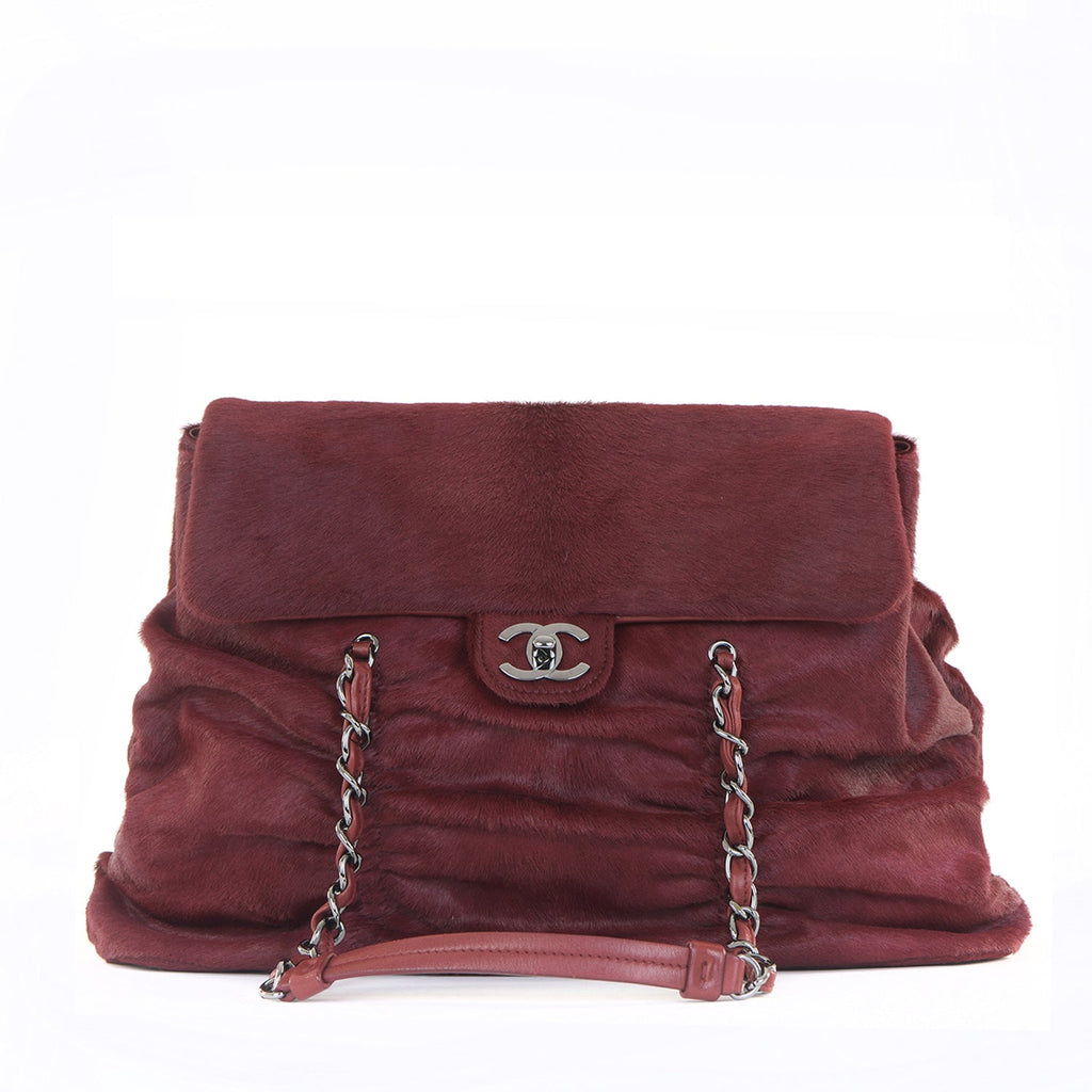Medium Pony Hair Sharpei Flap Bag
