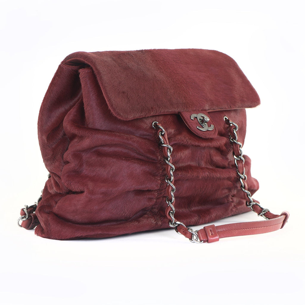 Medium Pony Hair Sharpei Flap Bag