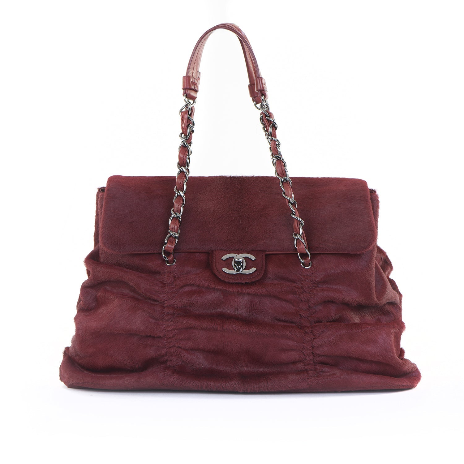 Medium Pony Hair Sharpei Flap Bag