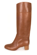 Christian Louboutin Camel Tan Leather Boots 39.5