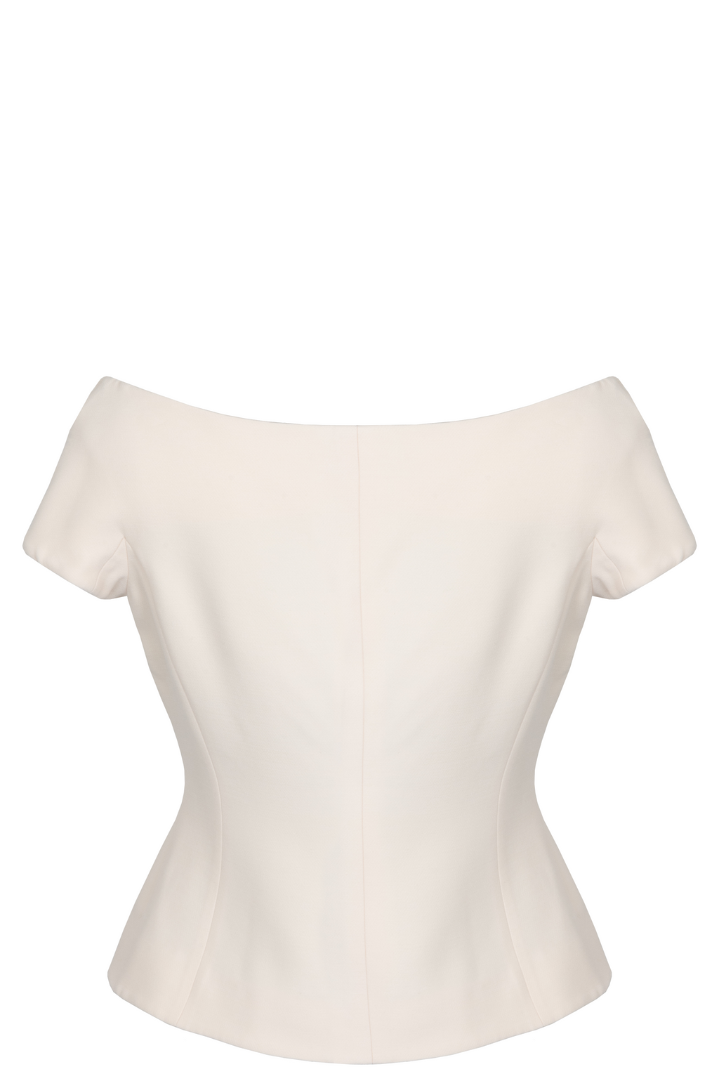 CHRISTIAN DIOR Off Shoulder Jacket Ivory
