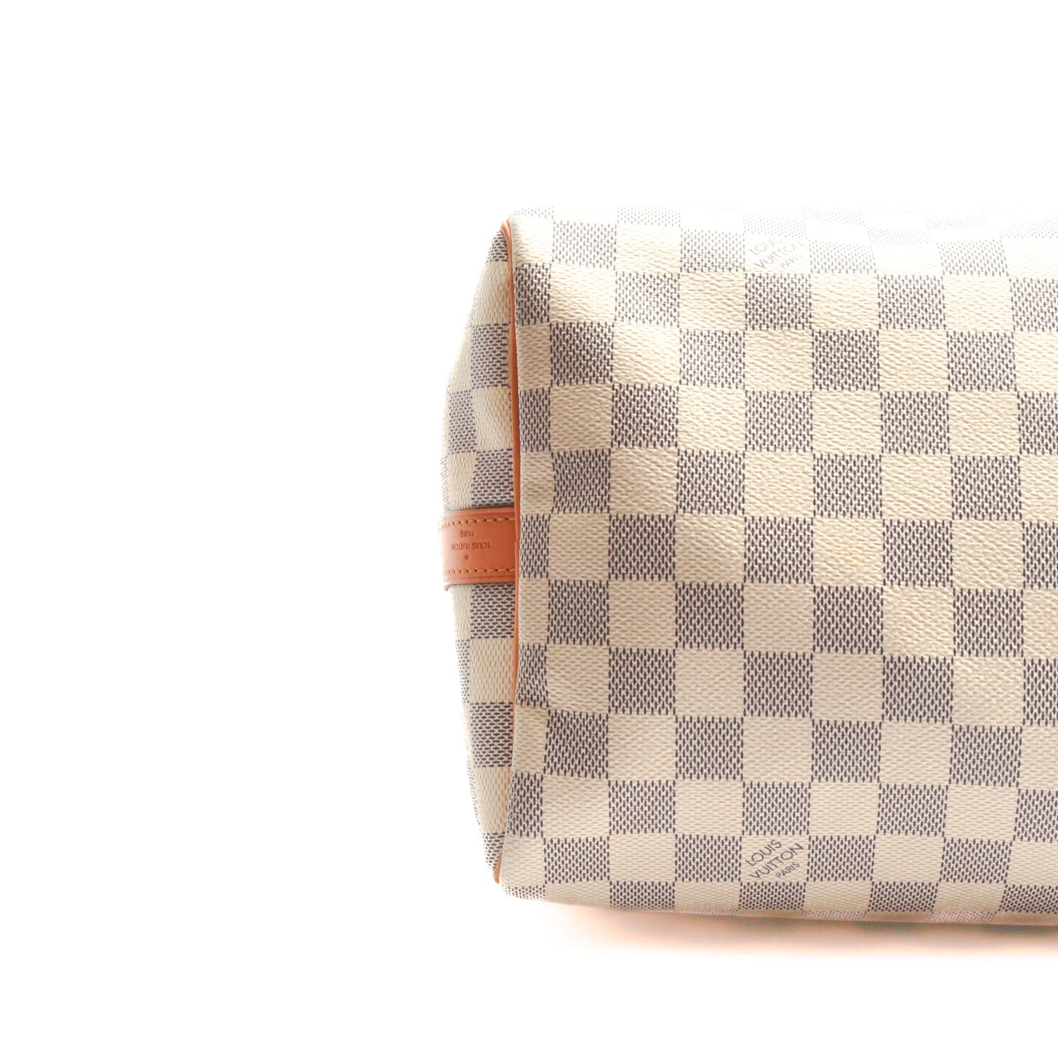 LOUIS VUITTON Speedy 30 Bandoulier Braided Damier Azur
