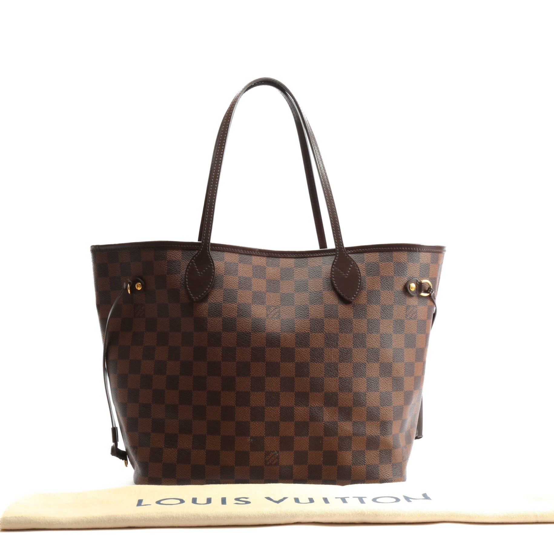 LOUIS VUITTON Neverfull MM Damier Ebene
