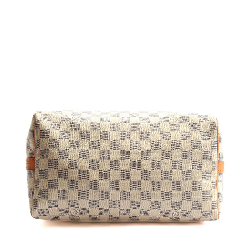 LOUIS VUITTON Speedy 30 Bandoulier Braided Damier Azur
