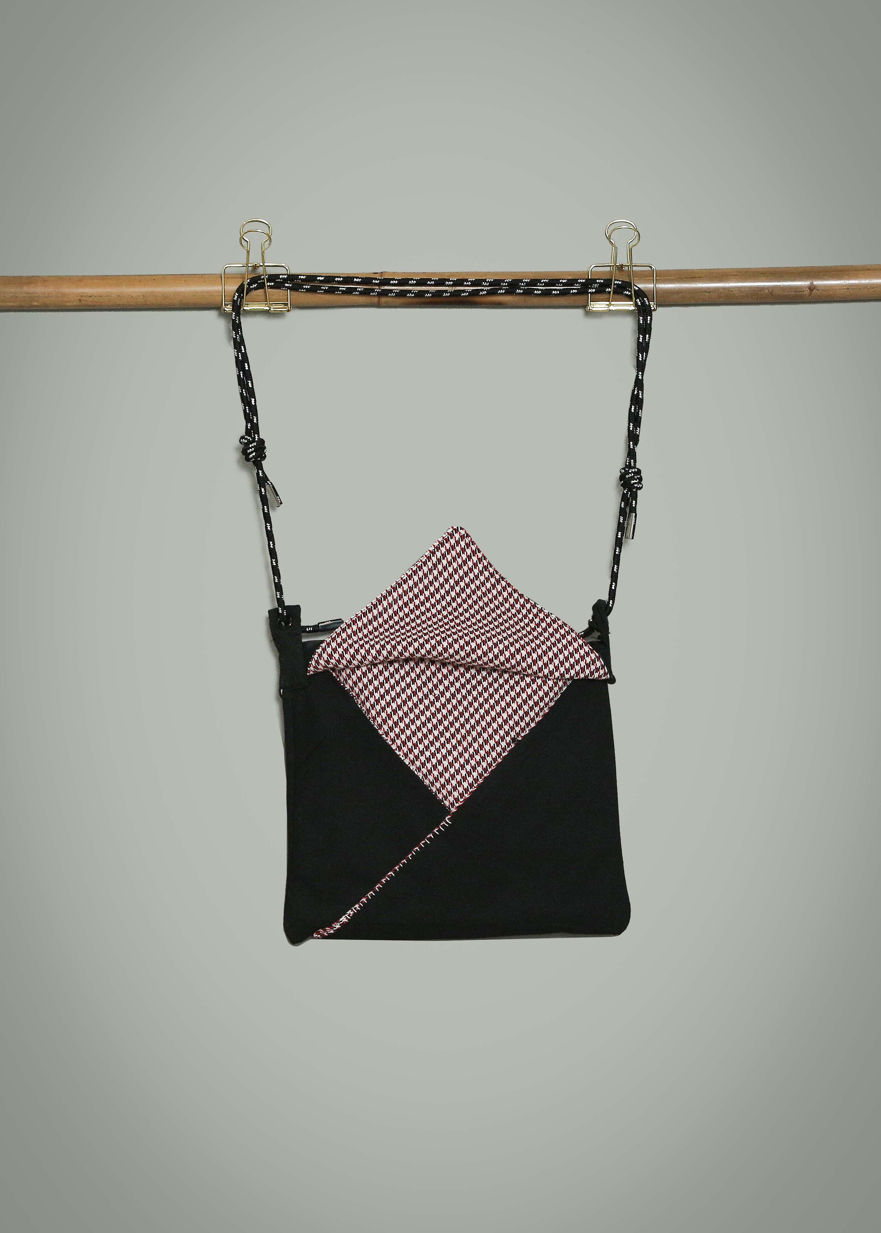 Syne Studio x Style Theory Small Tote in Pink Black
