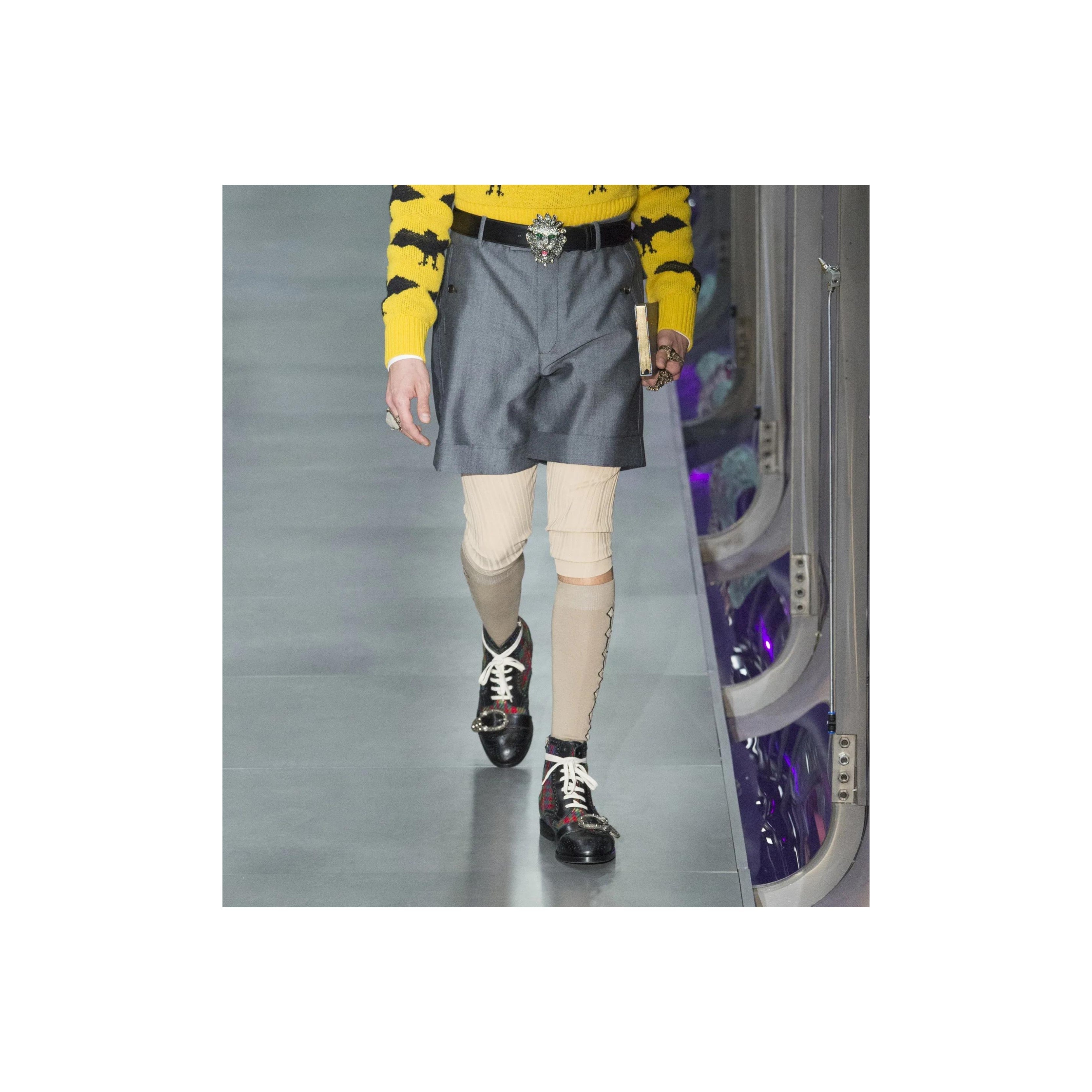 Gucci Tartan Queercore Brogue Ankle Boots - '10s