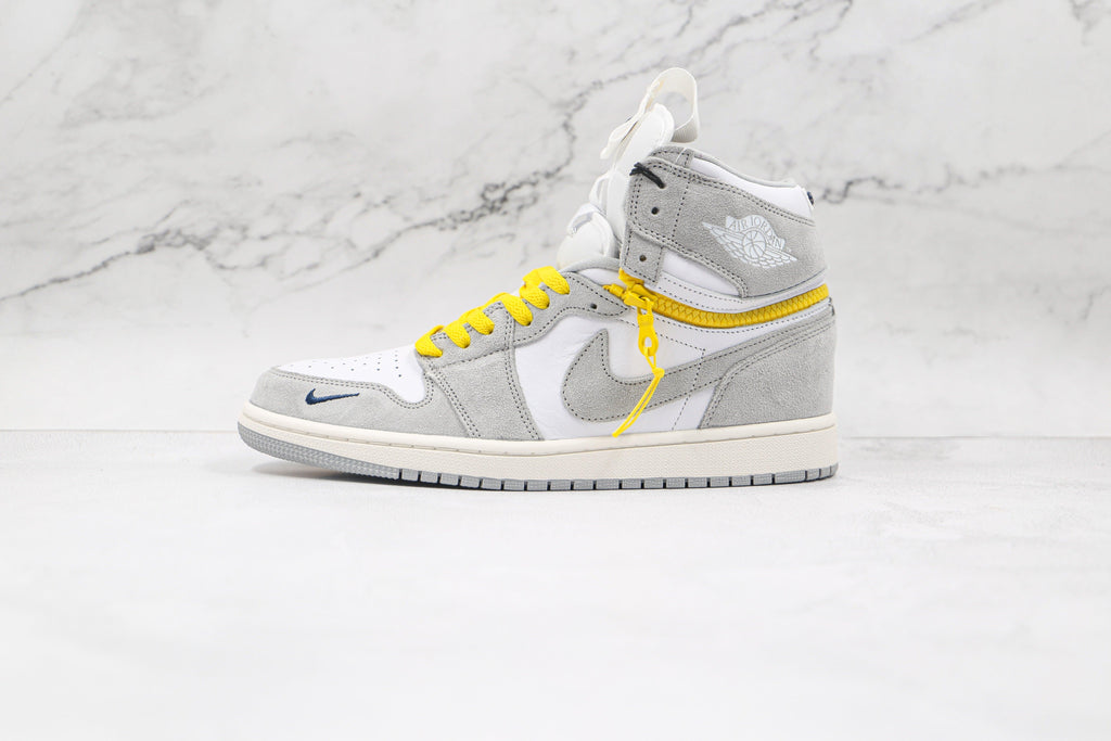 Designer Air Jordan 1 High Switch Ã¢â‚¬Å“Light Smoke GreyÃ¢â‚¬Â High Q ( Customs And Box ), Jordan 1 Sneakers Active