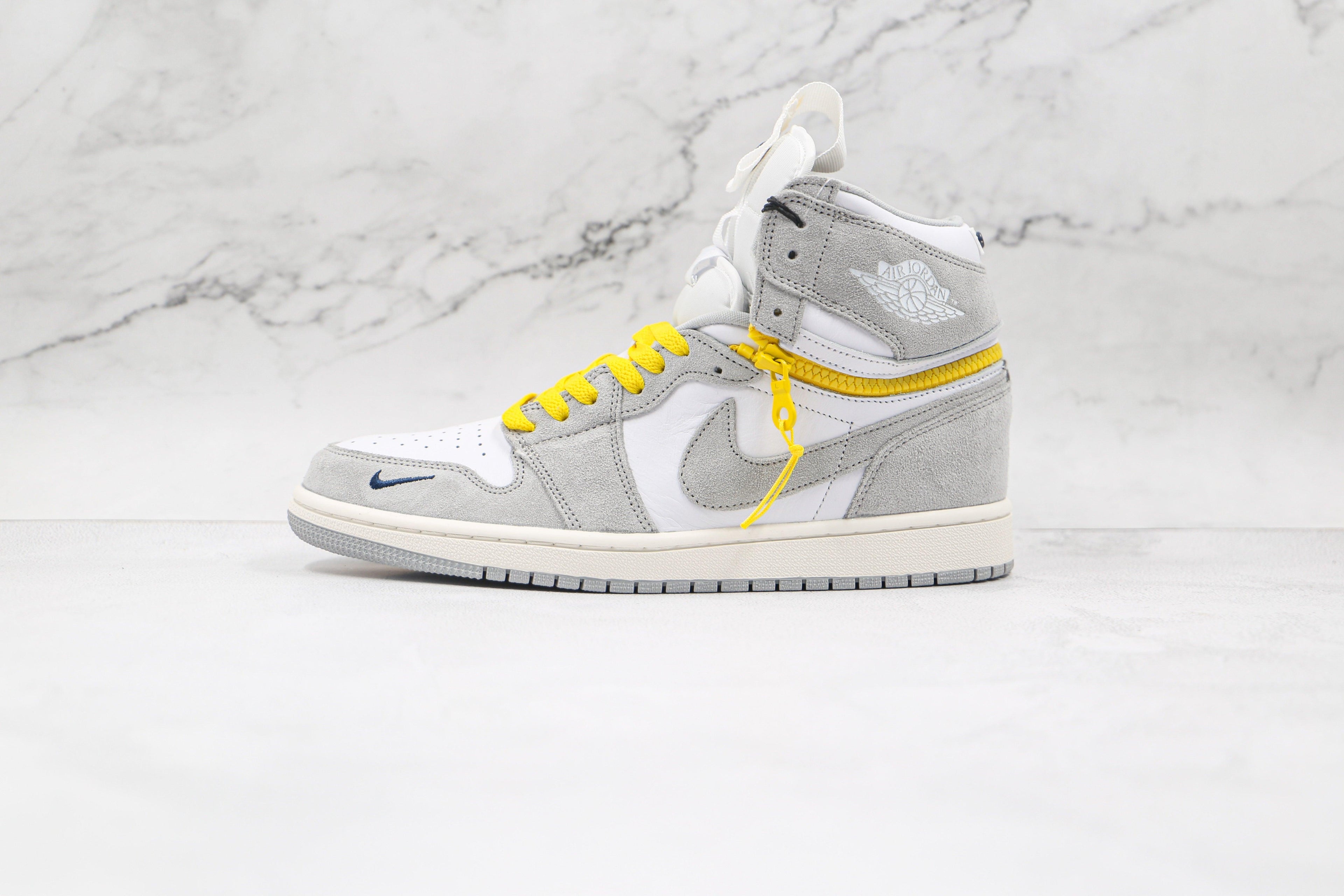 Designer Air Jordan 1 High Switch Ã¢â‚¬Å“Light Smoke GreyÃ¢â‚¬Â High Q ( Customs And Box ), Jordan 1 Sneakers Active