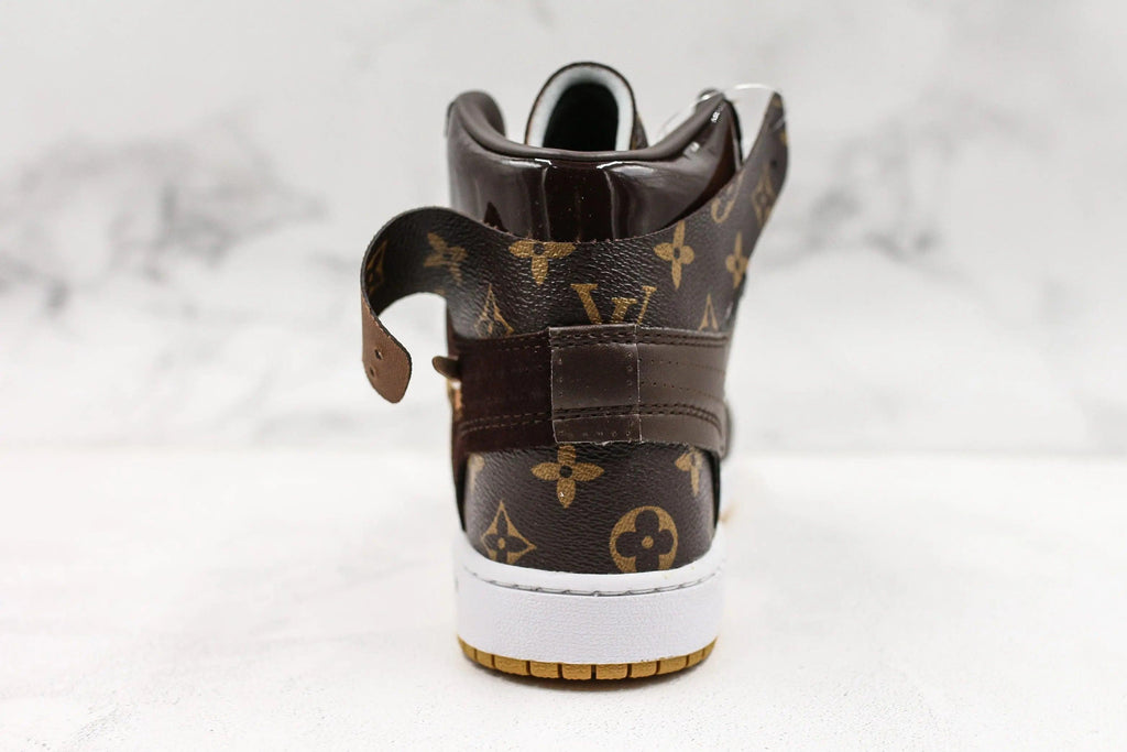 Designer Air Jordan 1 LV High Q ( Customs And Box ), Jordan 1 Sneakers Active A11
